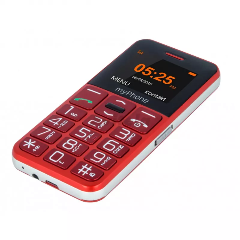 Mobilusis telefonas myPhone Halo Easy 4,32 cm (1,7 inch) 70 g Pilka, Raudona