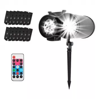 LED projektorius OEM — 12 skaidrių dekoratyvinis projektorius su LED apšvietimu