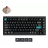 Mechaninė klaviatūra Keychron Q1 Ultra 8K — 75% išdėstymas, USB + RF belaidis + Bluetooth, RGB, juoda