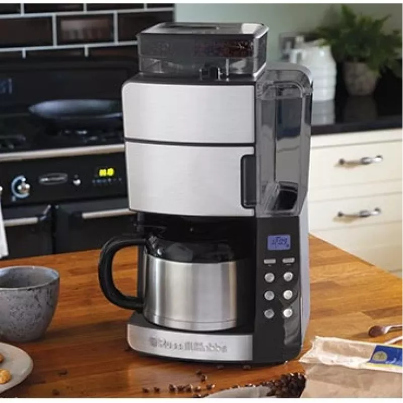 Russell Hobbs 25620-56 Skaitmeninis kavos virimo aparatas su malūnėliu ir terminiu ąsočiu