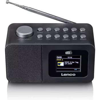 Stalinis radijo imtuvas Lenco CR-625BK – FM/AM priėmimas su Bluetooth, juodas