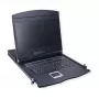 Rack konsolė VALUE 26.99.0123, 17 colių (43,2 cm) LCD, 1280×1024, 1U, prancūziška klaviatūra, juoda
