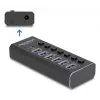 DeLOCK 64326 USB 3.2 Gen 2 (3.1 Gen 2) Type-C centrinė stotelė 10000 Mbit/s juoda