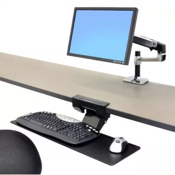 Ergotron Neo-Flex 97-582-009 Juoda po stalu montuojama klaviatūros lentyna
