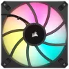 Corsair iCUE AF140 RGB ELITE CO-9050156-WW 140 mm korpuso ventiliatorių rinkinys, PWM, (2 vnt.), su RGB valdikliu, juodas
