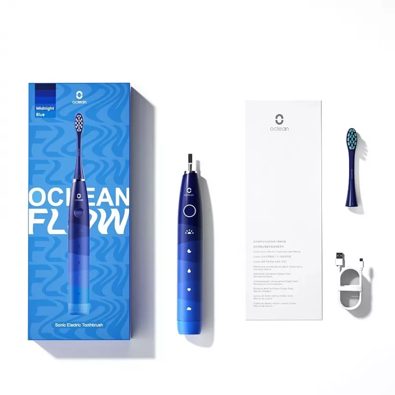Dantų šepetėlis soninis Oclean FLOW suaugusiems mėlynas