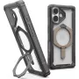 UAG Urban Armor Gear Plasma XTE MagSafe Kickstand Dėklas | Apple iPhone 17 | pelenų (permatomas)/titanas | 114526113136