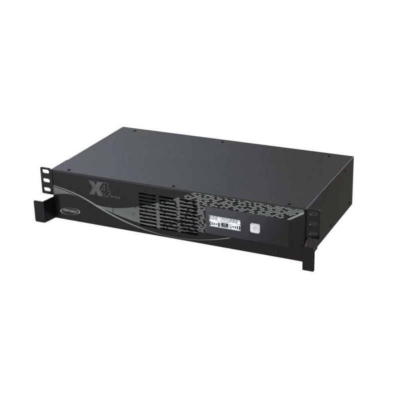 Nepertraukiamo maitinimo šaltinis UPS Infosec X4 1000 RM Plus 1 kVA 600 W 10 AC lizdų
