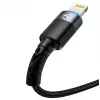 USB į Lightning duomenų laidas Tellur 1,2 m pintas nailoninis juodas