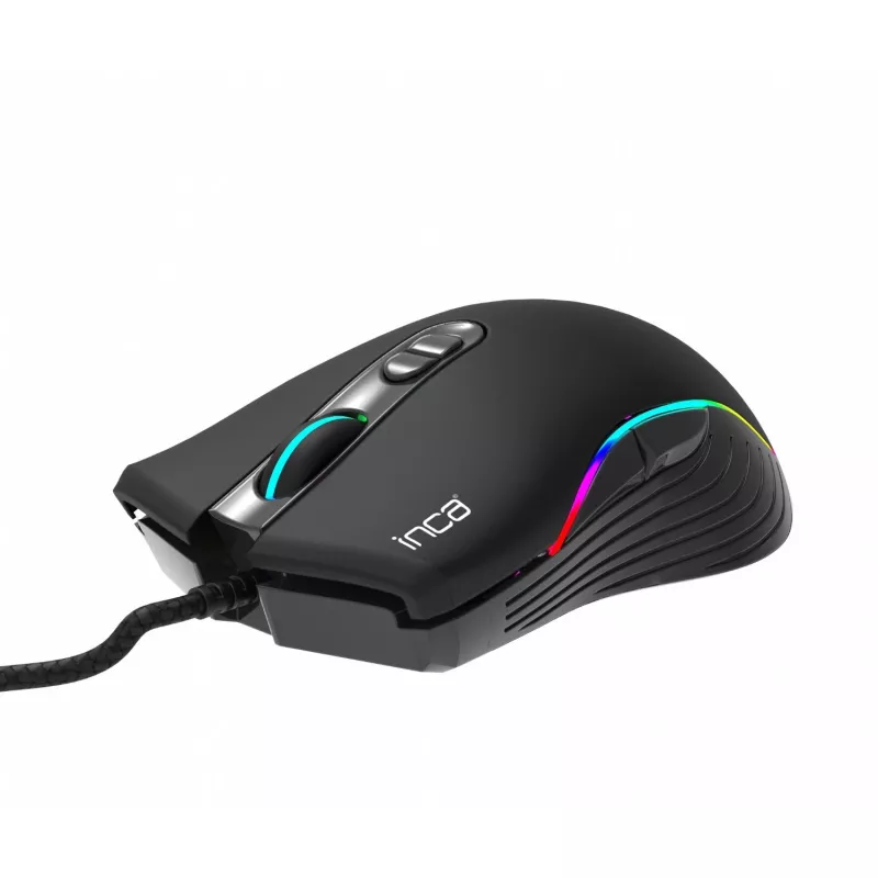 INCA Gaming Mouse IMG-GT15 4800 DPI. RGB. 7 mygtukai. USB. SW mažmeninė