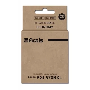 Actis KC-570BK rašalinė kasetė (Canon PGI-570BK atitikmuo; standartinė; 22 ml; juoda)
