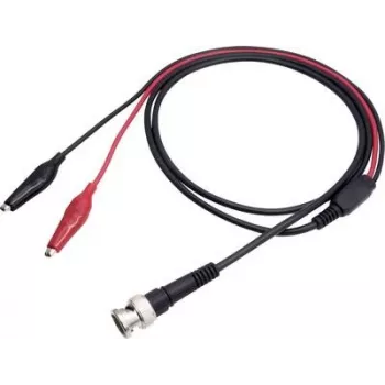 VOLTCRAFT BNC bandymo laidas 114 cm juoda, raudona MSC-100