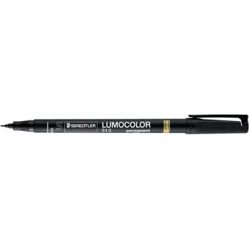 Staedtler 313-2 nuolatinis žymeklis su kulka antgaliu, juodas, 10 vnt.