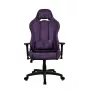 Gaming kėdė Arozzi Torretta SoftFabric Violetinė – ergonomiška, reguliuojamos porankiai, atlošiama nugara
