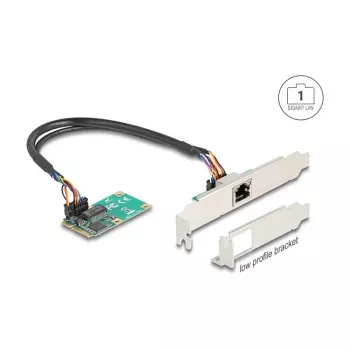DeLOCK 95268 Vidinė RJ-45 adapterio kortelė Mini PCI Express 2,5 Gbit/s