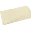 Herlitz 10838464 skiriamosios juostelės iš manilos kartono, trapecijos formos, A4, perforuotos, 120 x 230 mm, kreminės spalvos
