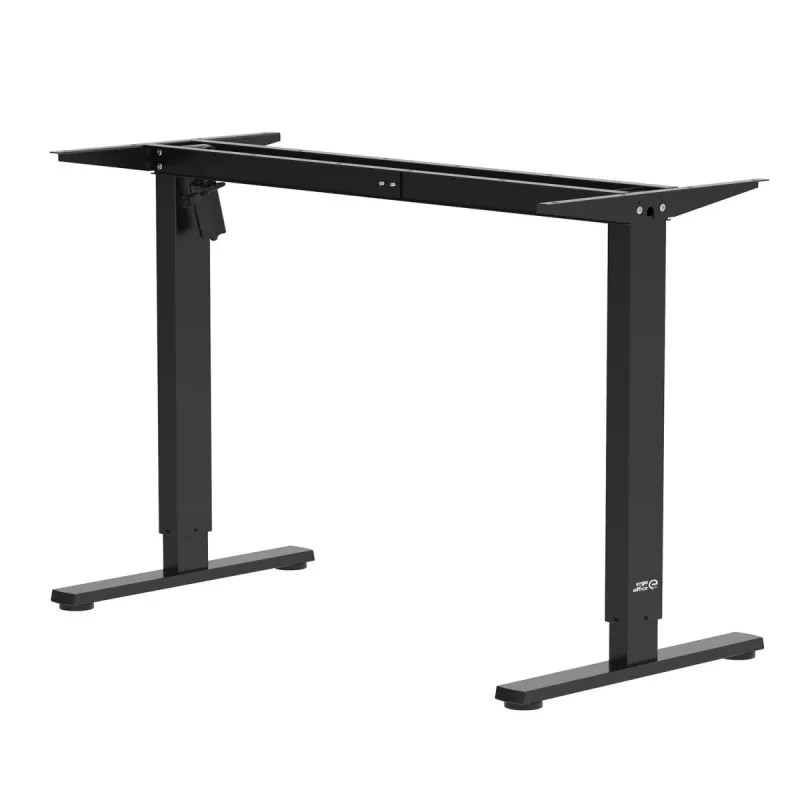 Ergo Office elektrinis reguliuojamo aukščio stalas, maks. aukštis 1160mm, maks. apkrova 80kg, be stalviršio, juodas, ER-400 B