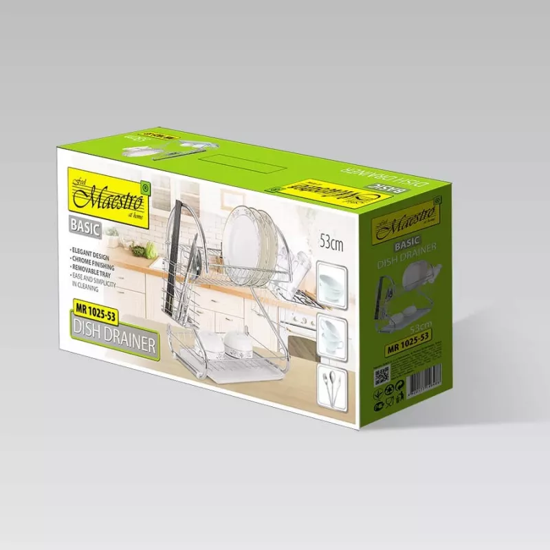 Nerūdijančio plieno kriauklė Maestro MR-1025-53, 530 mm plotis