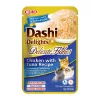 Šlapieji kačių skanėstai INABA Dashi Delights Delicate Flakes Vištiena su Tuna 40 g maišelis