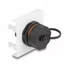 DeLOCK Easy 45 modulis RJ45 Cat.6A 45x45mm 1000 Mbit/s juodas