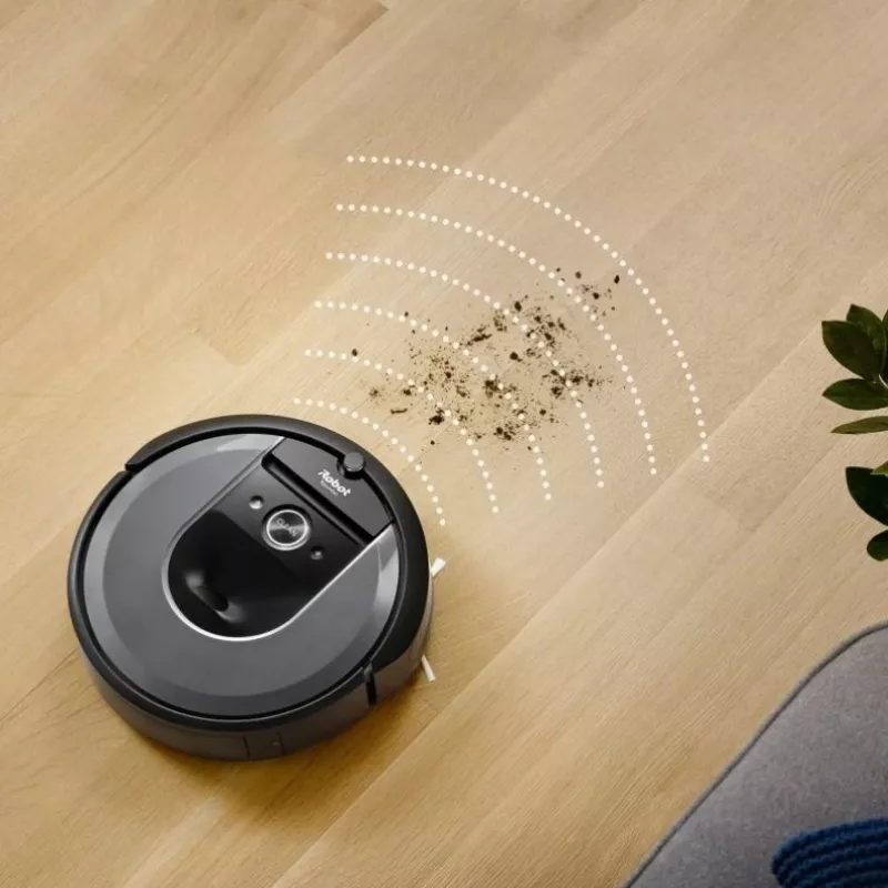 Robotinis dulkių siurblys iRobot Combo i8+ be maišelio juodas