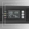 Qoltec nepertraukiamo maitinimo šaltinis UPS RACK 3kVA 3000W dvigubo keitimo on-line LCD EPO USB