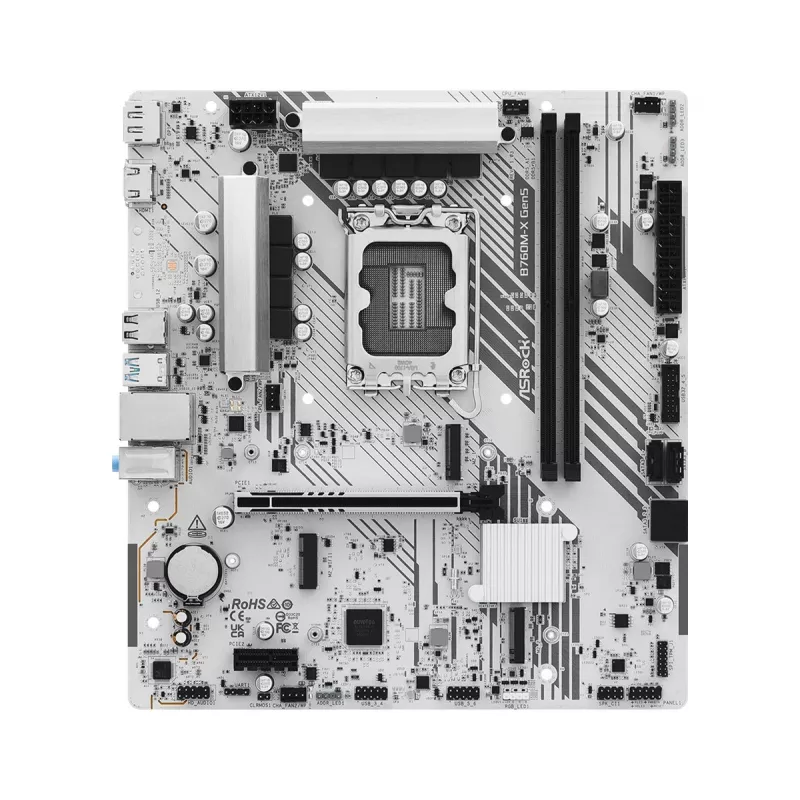 Motininė plokštė ASROCK B760M-X GEN5 mATX LGA1700, 2× DDR5, DisplayPort ir HDMI