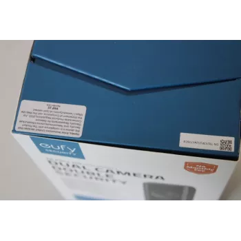 Vaizdo durų skambutis Eufy Doorbell 2 Pro T8213G11SO, juodas, atnaujintas (įbrėžimas viršuje)