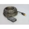 DeLock USB 2.0 prailginimo kabelis su 4 prievadų šakotuvu, 10 m, aktyvus (82748)