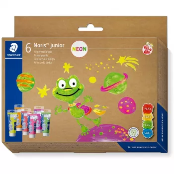 STAEDTLER pirštų dažai NJ Neon 6 vnt. dėžutė (8816F C6)