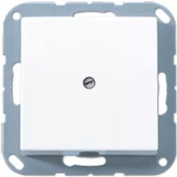 Kištukinis lizdas JUNG A 590 A WW baltas duroplast korpusas, įvado skersmuo 1,3 cm