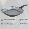 Griddle keptuvė Russell Hobbs RH01861EU7 28 cm Crystaltech – nelipni dangtis, plokščia grilio keptuvė