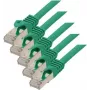 Tinklo kabelis ShiverPeaks 75511-G-SET5 Cat7 S/FTP 1m Žalias