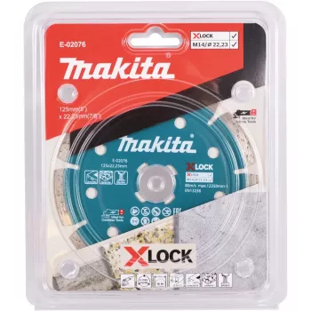 Makita – Deimantinis pjovimo diskas – betonui, granitui, marmurui – 125 mm – skirtas Makita GA041GM201, XGT GA041GZ