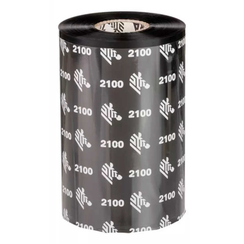 Zebra 2100 Wax terminė juosta 102 mm x 450 m