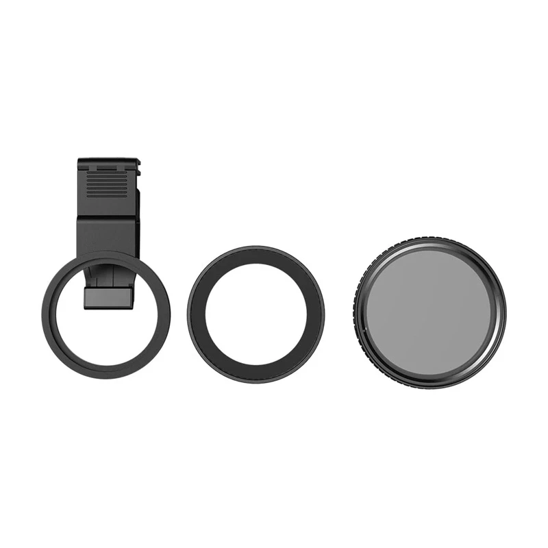 Mobilus spaustuvinis ND filtras Apexel Mobile Clamp Filter HD Glass 67mm ND400