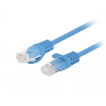 Tinklo pataisos kabelis LANBERG Cat6 U/UTP 0,25 m RJ-45 – RJ-45 mėlynas