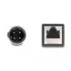 DeLOCK M12 adapterinis kabelis D-coded 4 kontaktų kištukas į RJ45 lizdą 50 cm