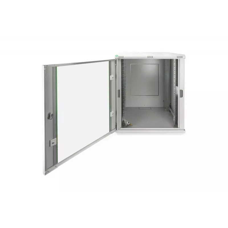 DIGITUS Professional Dynamic Basic Series DN-19 16U-6/6-EC - tinklo spinta montavimui ant sienos - pilka, RAL 7035 - 16U - 48,3 cm (19 inch)