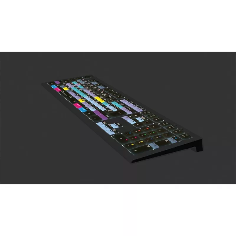 Logickeyboard ASTRA 2 klaviatūra USB QWERTY angliška juoda Pilno dydžio 104 klavišai