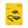 DELOCK HDMI skirstytuvas 1 x HDMI įėjimas > 2 x HDMI išėjimas 4K 60 Hz