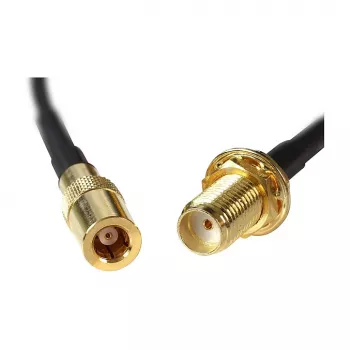 Koaksialinis kabelis DeLOCK 88584 0,2 m juodas