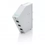 DIN bėgio šviesolaidžių splaisų skirstytuvas DIGITUS DN-96894 — kampuotas, 6 SC SX / LC DX, aliuminis, pilkas