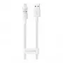 USB laidas Baseus Silky Series 2.4A 2m Baltas
