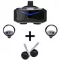 Pimax Crystal Super VR Šalmas, 57 PPD + DMAS Ausinių Rinkinys - juoda