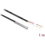 Jutiklio/vykdiklio kabelis DELOCK 91406, 1 m, kištukas, juodas