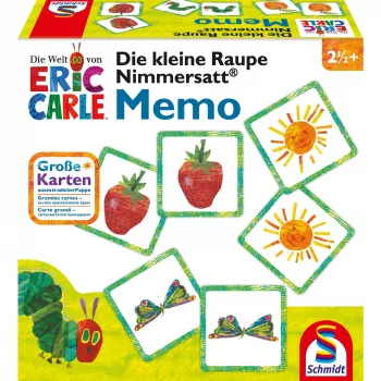 Die kleine Raupe Nimmersatt atminties žaidimas, Memory žaidimas