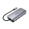 USB-C Hub Unitek D1122A01 su 2x HDMI 4K ir 100W maitinimo tiekimu