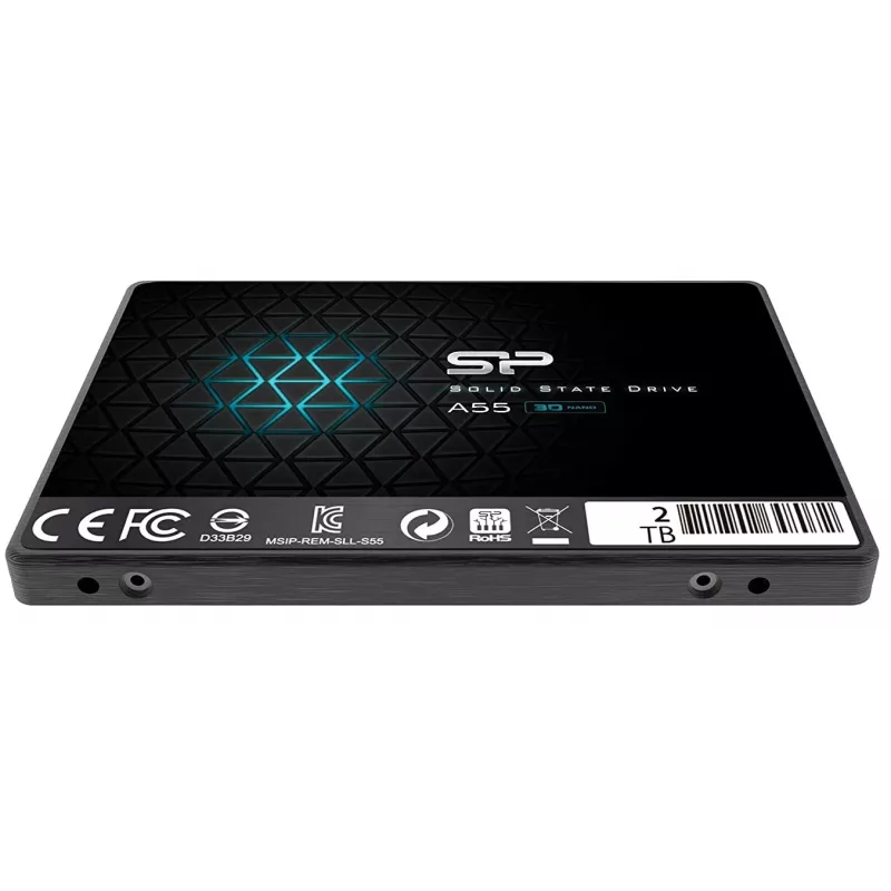 2,5 colio SATA III SSD Silicon Power Ace A55 – 2 TB, 560/530 MB/s, 3D NAND