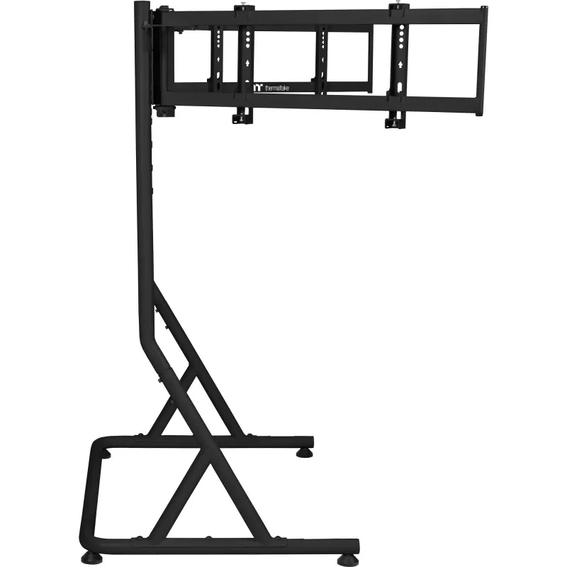 Terminėlės Triple Racing Monitor Stand Pro GSC-MSP-MDSLBB-01 grindinis monitorių stovas, 139,7 cm, 55 colių, juodas